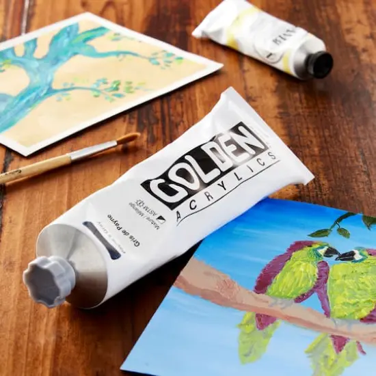 Golden&reg; Heavy Body Acrylic Paint, 5oz. 1240 Paynes Gray {3}