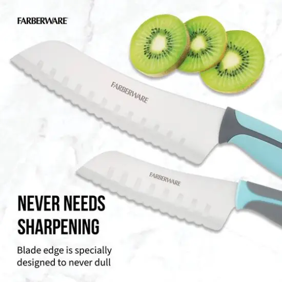 Farberware Precise Slice Santoku Knife Set {5}