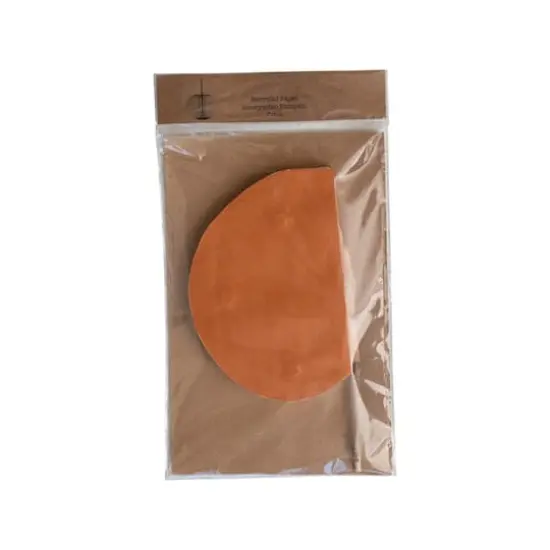 Hello Honey&reg; 9" Orange Paper Folding Honeycomb Pumpkin with Twig Stem {4}