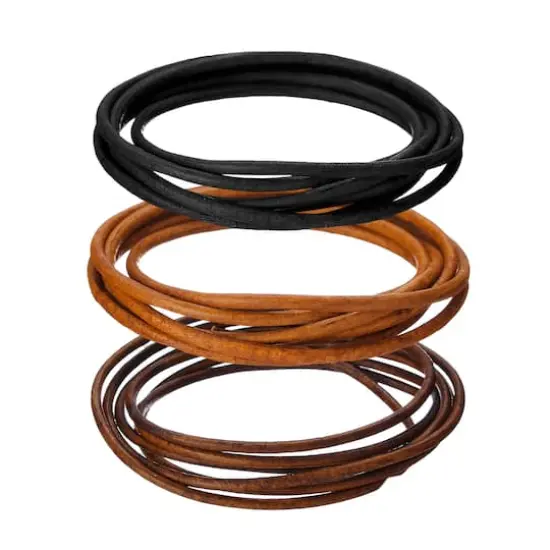 Multicolor Leather Round Cording by Bead Landing&trade;  {3}