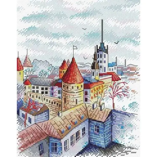 MP Studia Towers Cross Stitch Kit {1}