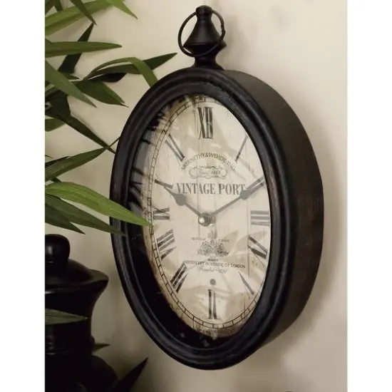 15" Metal Vintage Wall Clock, 2ct. {8}