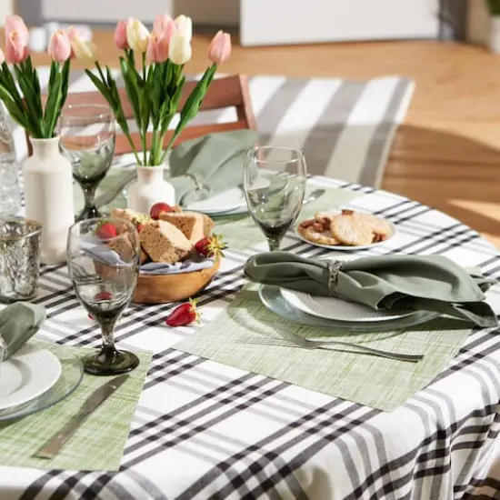 DII&reg; Tweed Wedge Table Placemats, 6ct. Fig Green {4}