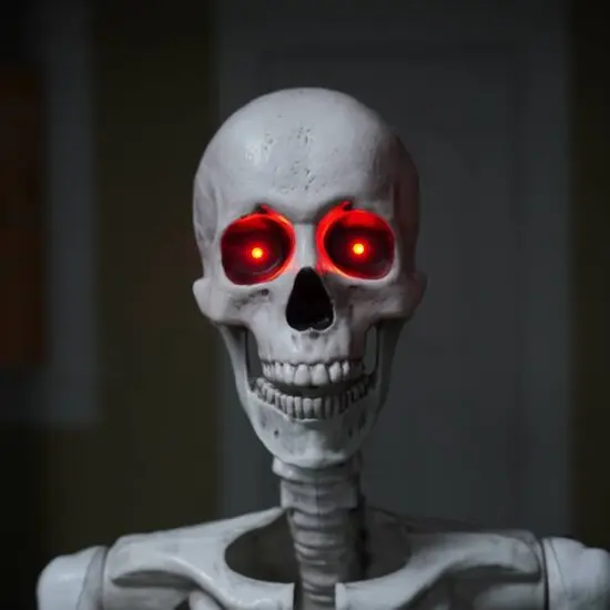 5ft. Skeleton with Red Light-Up Eyes by Ashland&reg; {4}