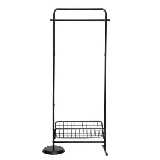 Honey Can Do Swivel Entryway Coat Rack with Shoe Storage {4}