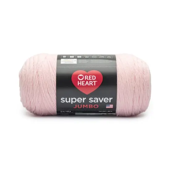 Red Heart&reg; Super Saver&reg; Solid Jumbo Yarn, 14oz. Baby Pink {1}