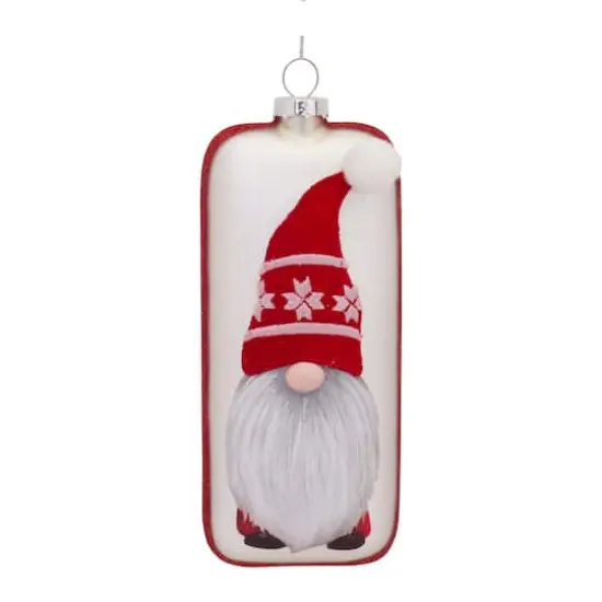 12ct. 6" Gnome Glass Ornaments {4}