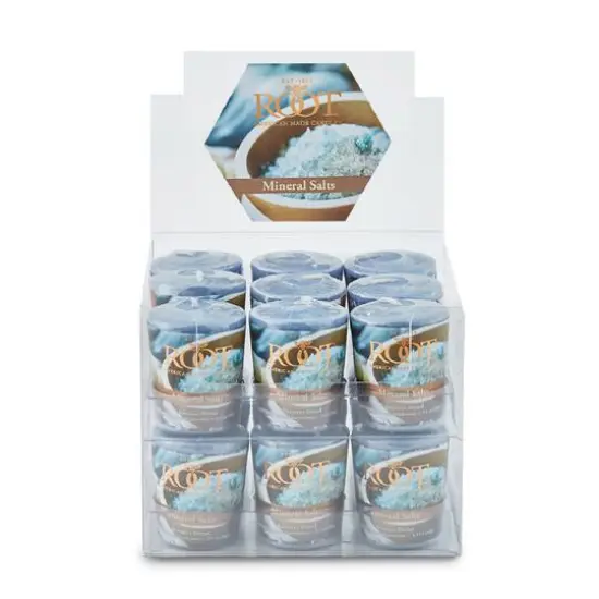 Root Candles Scented 20 Hour Beeswax Blend Votive Candles, 18ct. Mineral Salts {1}