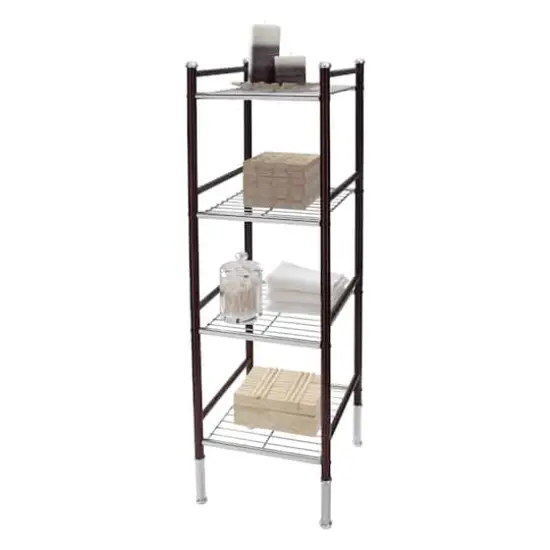 Organize It All Duplex 4 Tier Freestanding Wire Rack {3}