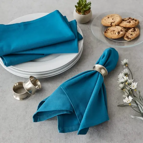 DII&reg; Solid Oversized Napkin, 6ct. Sky Blue {6}