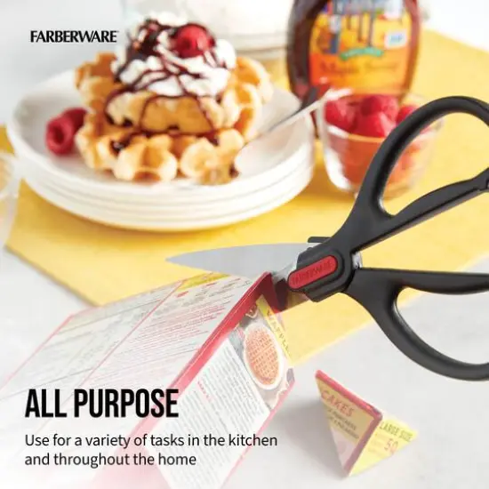 Farberware EdgeKeeper Black All Purpose Shears {7}