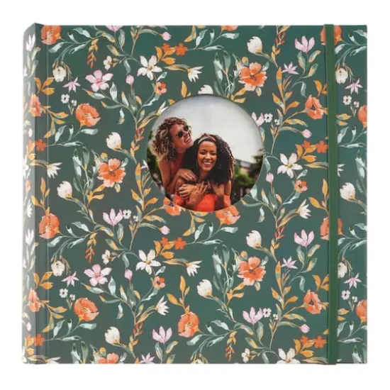 8.6" x 8.6" Green Floral Photo Album by Recollections&trade; {1}