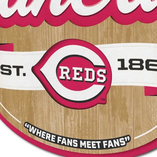 MLB Fan Cave Sign Cincinnati Reds {6}