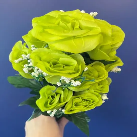 TF Publishing Sage Rose Bud Bush Stems, 14ct. {3}