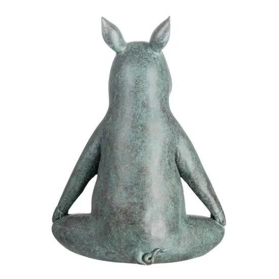 Hello Honey&reg; 12" Gray Yoga Pig Decoration {8}