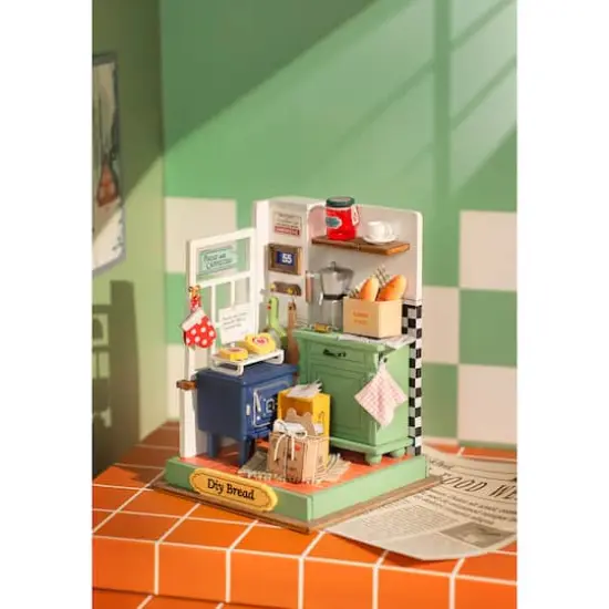 Rolife&reg; Afternoon Baking Time DIY Miniature Kit {3}