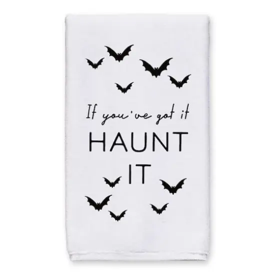 Haunt It Bat Group Tea Towel Set {3}