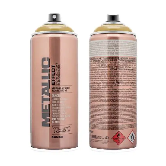 Montana&trade; Cans Metallic Effect Spray Paint, 400mL Aztec Gold {1}