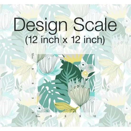 RoomMates Retro Tropical Leaves Peel & Stick Wallpaper Teal and Yellow {8}