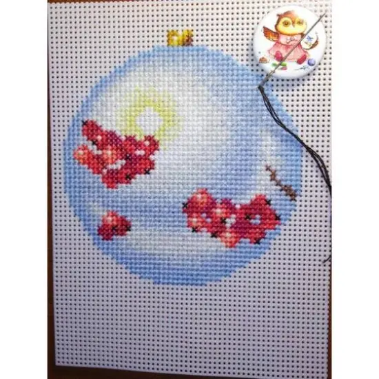 MP Studia Christmas Tree Decoration - Rowan Plastic Canvas Counted Cross Stitch Kit {6}