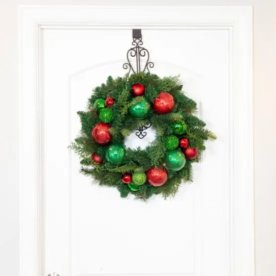 Village Lighting 24" Christmas Cheer Wreath {7}