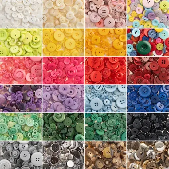 John Bead Nutton but Buttons Mixed Collection Mixed Solid {5}