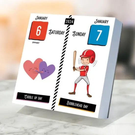 TF Publishing 2024 Every Day's A Holiday Daily Desktop Calendar {4}