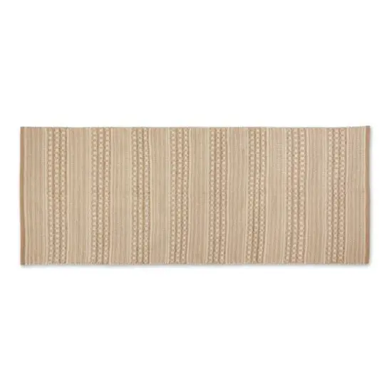 DII&reg; Stone Dobby Stripe Hand-Loomed Rug, 2.5ft. x 6ft. {1}