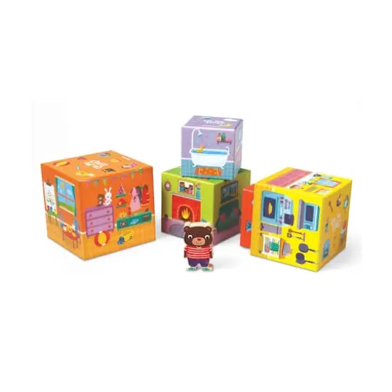 Where's Bear?&trade; Stacking Block Game {4}