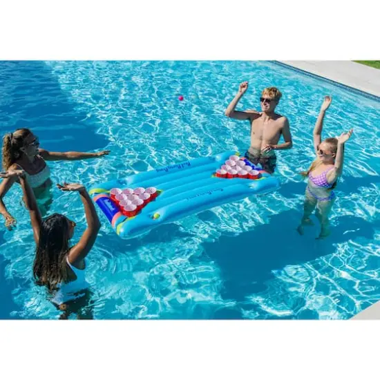 PoolCandy 5ft. Inflatable Pool Party Pong Game {4}
