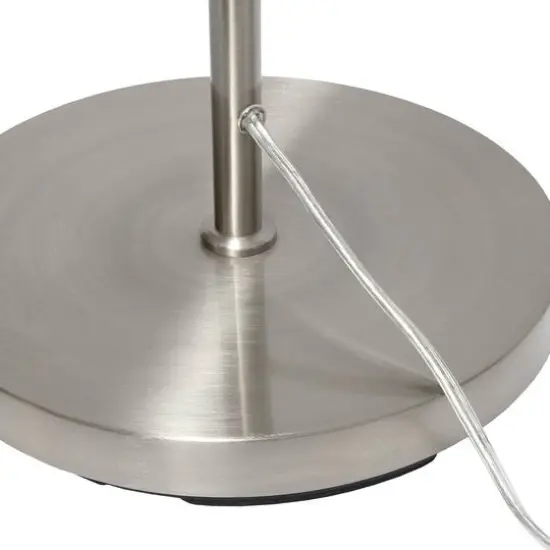 Simple Designs 66" Standing Tree Floor Lamp Brushed Nickel {9}