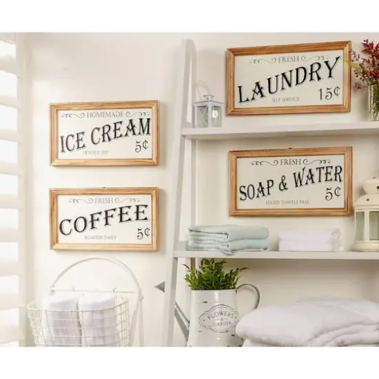 Farmhouse Ice Cream Sign {4}