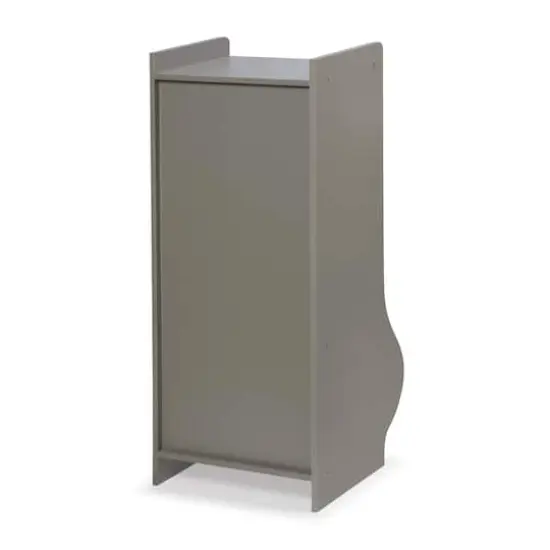 Badger Basket Woodgrain Gray Upright Storage Nook With Reversible Basket {8}