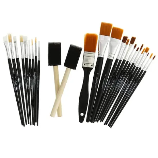 Hello, Artist! 25 Piece Craft Brush Value Pack {1}
