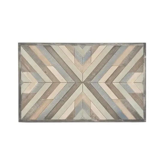 Multicolor Southwest Chevron Wood Wall D&eacute;cor {1}