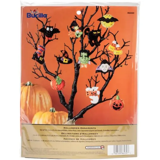 Bucilla Halloween Felt Ornaments Kit {1}