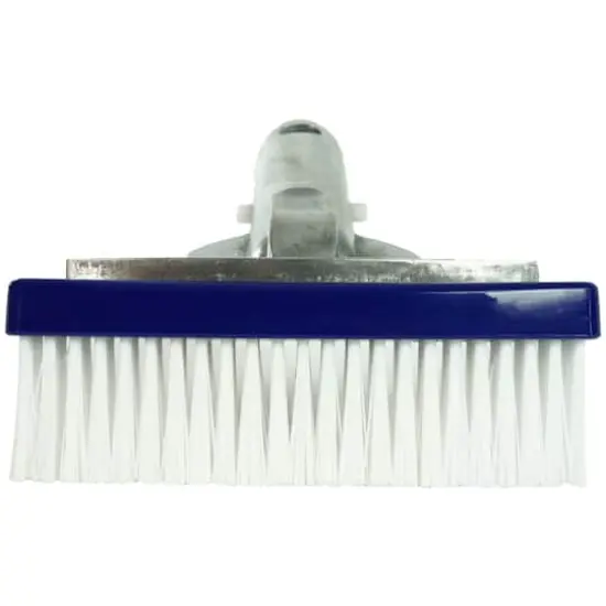 Pool Central 5.5" Blue Swimming Pool Bristle Brush Head with Handle {1}