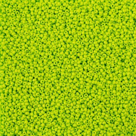 John Bead Terra Intensive 11/0 Czech Glass Seed Beads, 22g Light Green Matte {1}