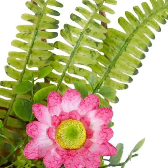 19" Easter Bunny Couple Welcome Wreath {5}