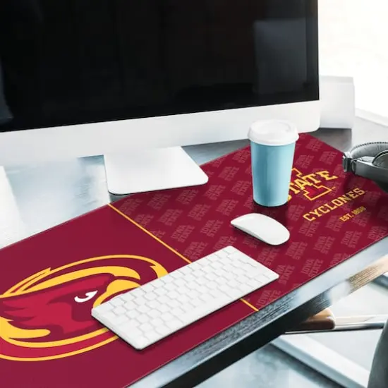 College Football Logo Series Desk Pad Iowa State Cyclones {5}