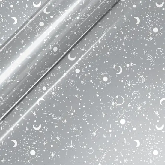 Siser&reg; EasyPatterns&reg; Plus Starfield Heat Transfer Vinyl Gray/White {1}