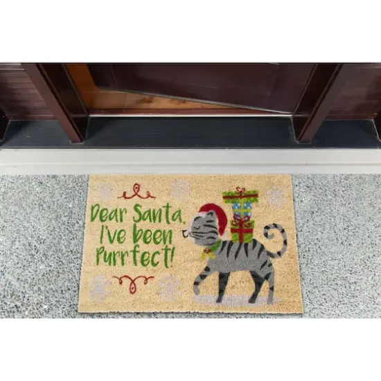 DII&reg; Dear Santa, I've Been Purrfect Doormat {7}