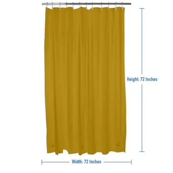 Bath Bliss Splash Guard Shower Liner Gold {5}