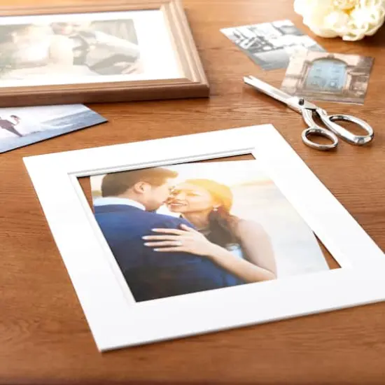 11" x 14" Double Mat By Studio D&eacute;cor&reg;, 8" x 10" Opening White/White {3}