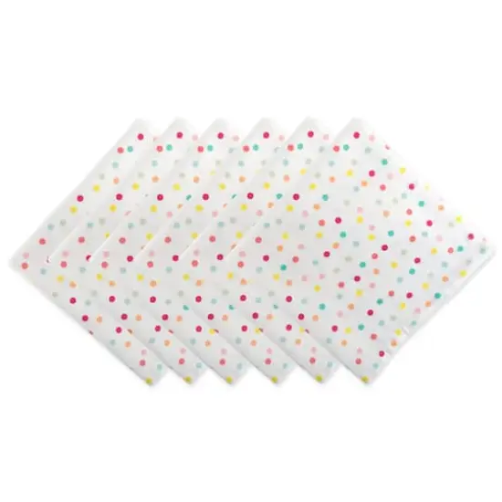 DII&reg; Colorful Polka Dot Napkin, 6ct. {1}
