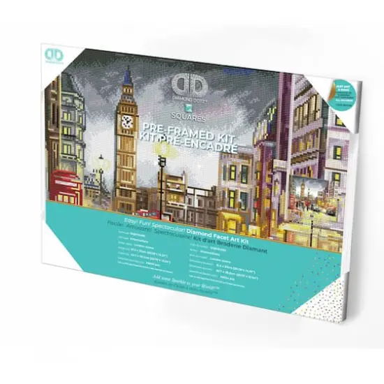 Diamond Dotz® Intermediate London Scene Pre-Framed Diamond Painting Kit {4}