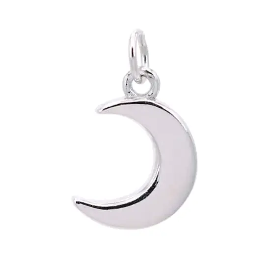 Sterling Silver Moon Icon Charm by Bead Landing&trade; {1}
