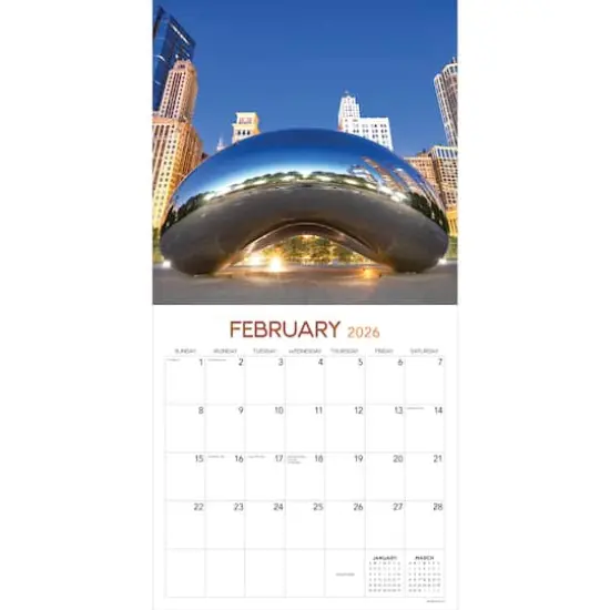 2026 Chicago Wall Calendar {3}