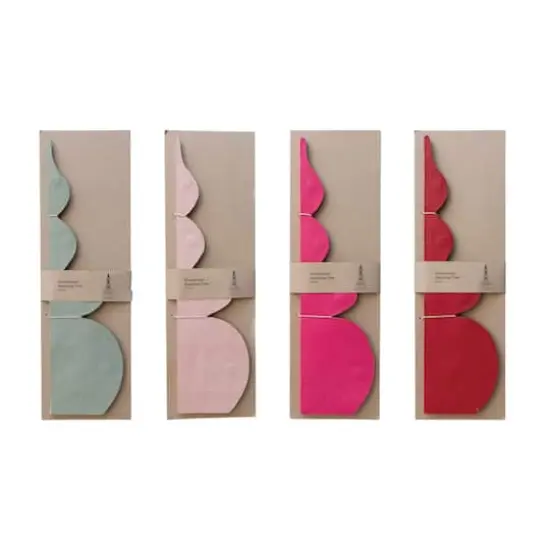 Hello Honey&reg; 18" Multicolor Paper Folding Honeycomb Tree Set with Gold Glitter Edges {4}