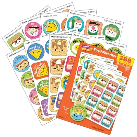 TREND Enterprises&reg; Food Favorites Scratch 'n Sniff Stinky Stickers&reg; Variety Pack {1}